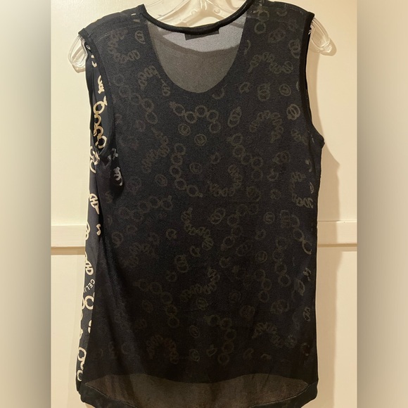 Authentic Celine Sleeveless Blouse with Sheer Back with COA S - Picture 3 of 10